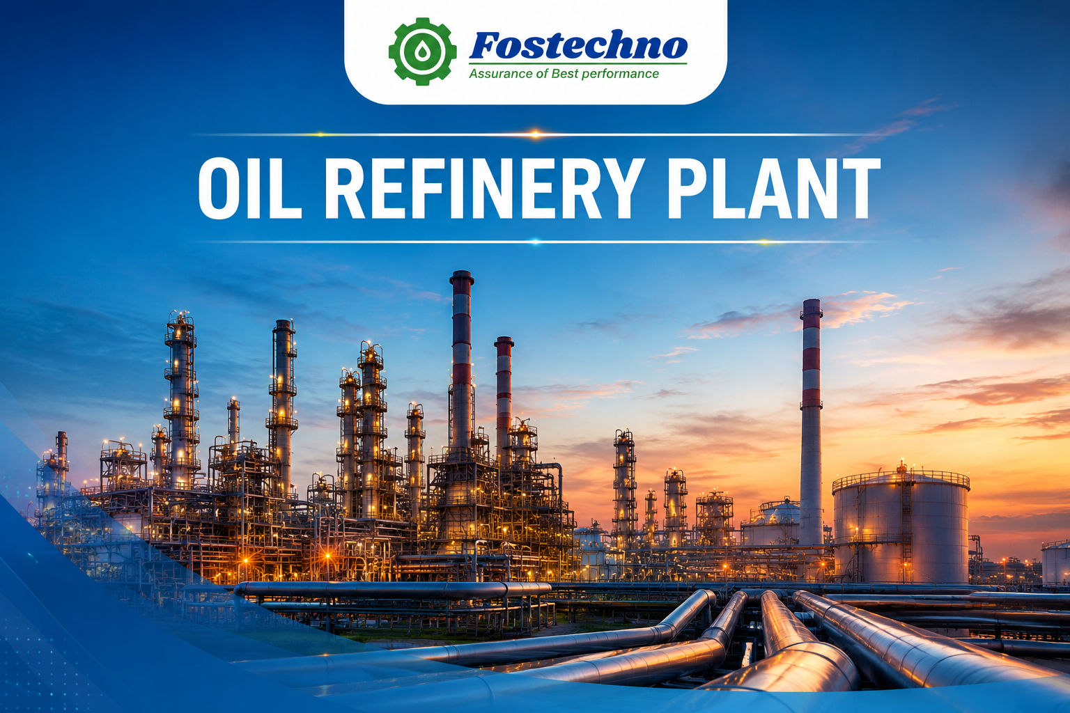 oil refinery plant