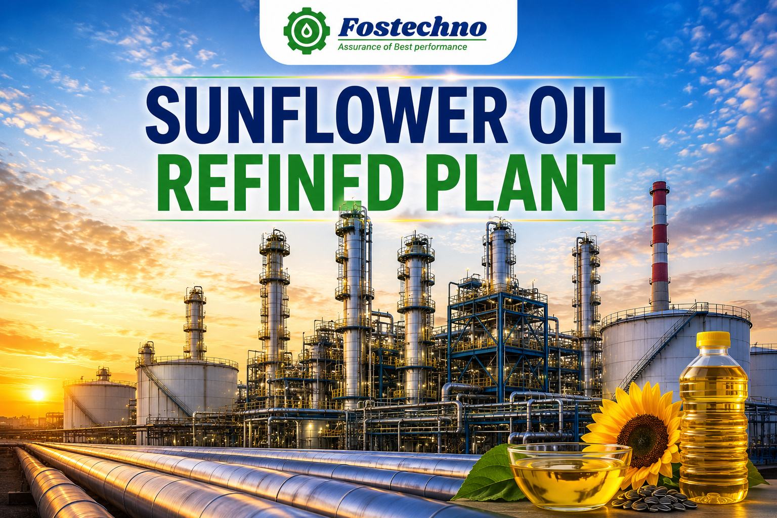 Sunflower oil Refined plant