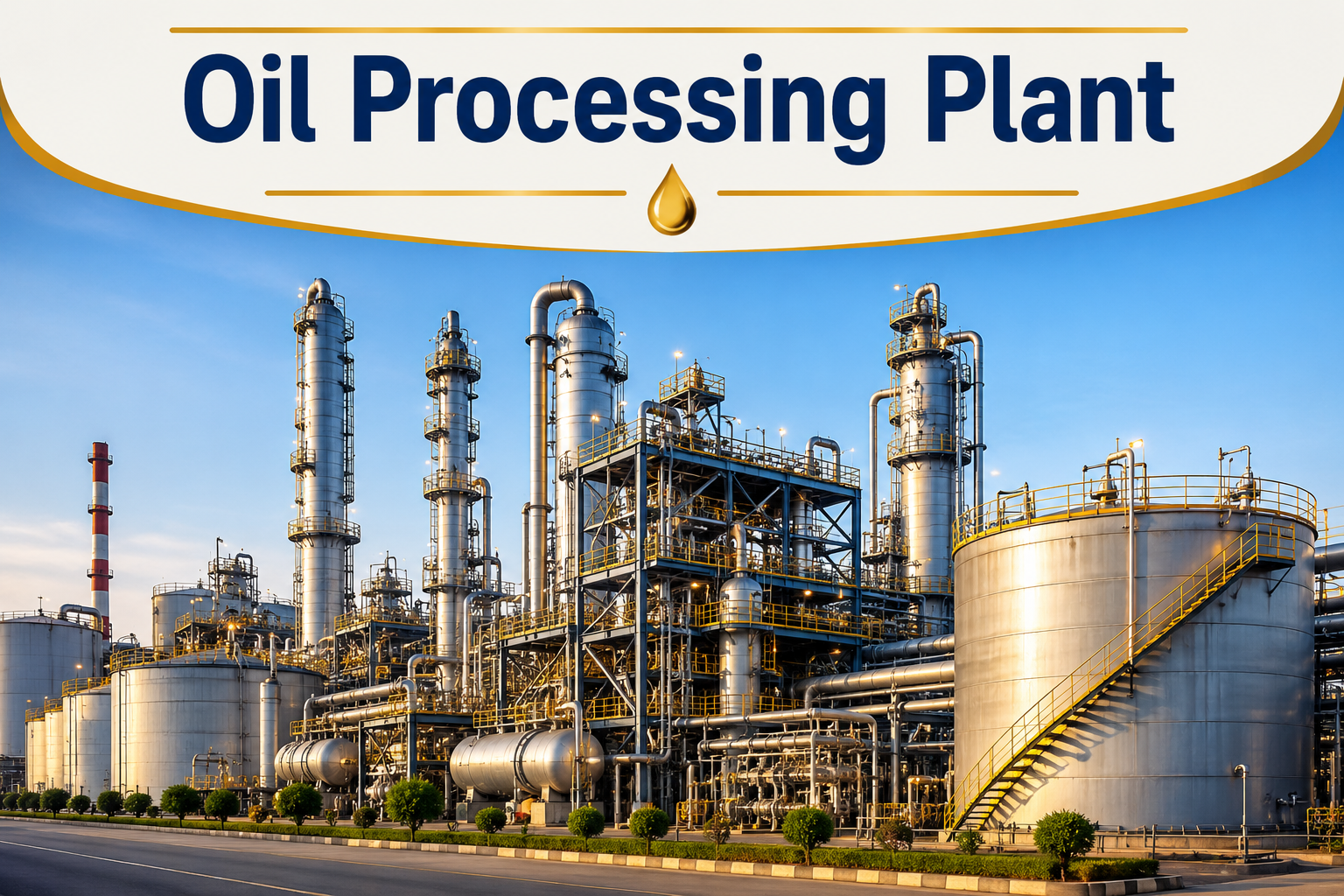 oil processing plant
