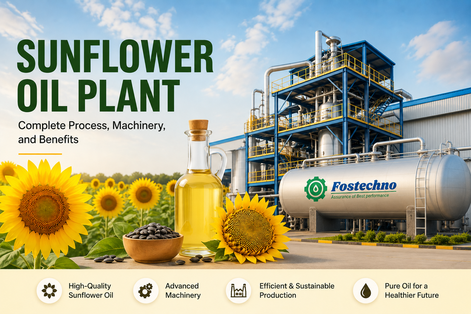 sunflower oil plant