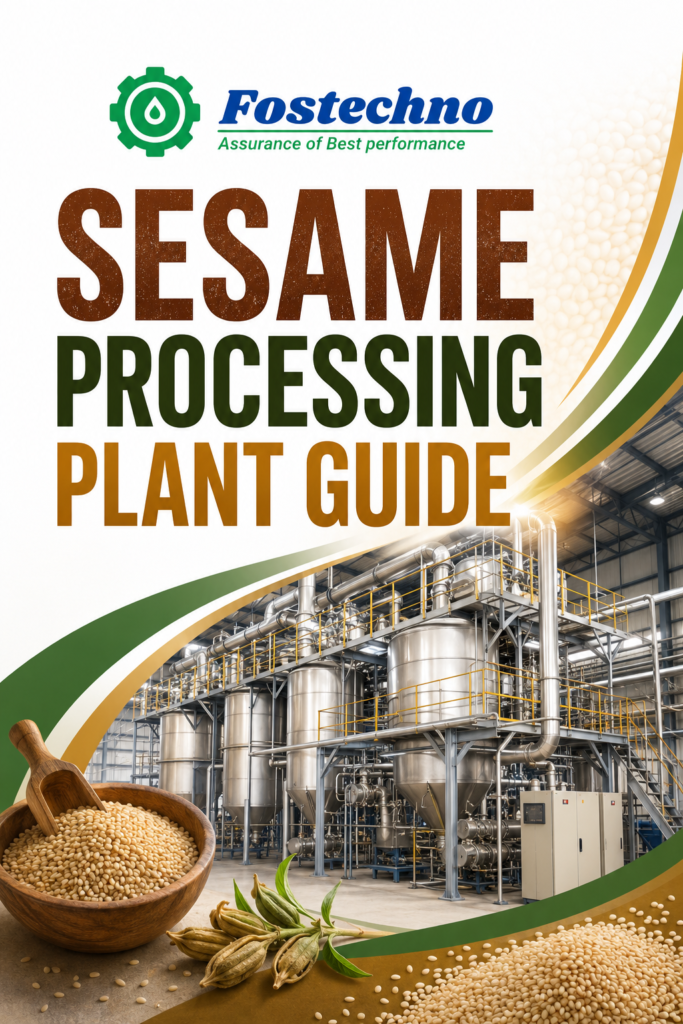 sesame processing plant 