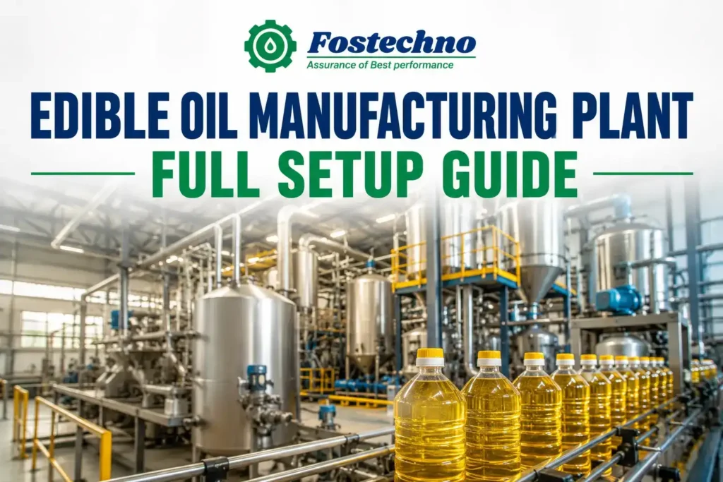 edible oil manufacturing plant