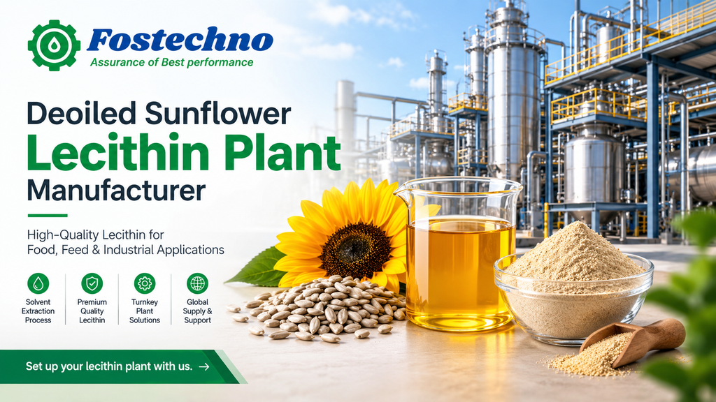 Deoiled Sunflower Lecithin Plant Manufacturer