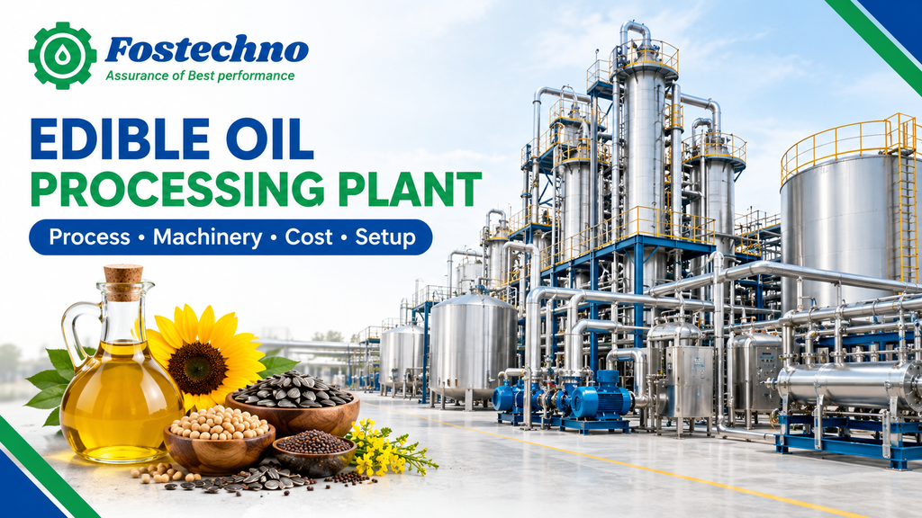 edible oil processing plant