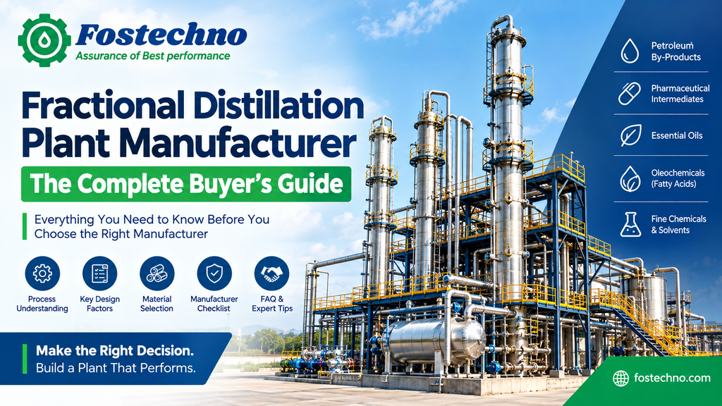 Fractional Distillation Plant Manufacturer