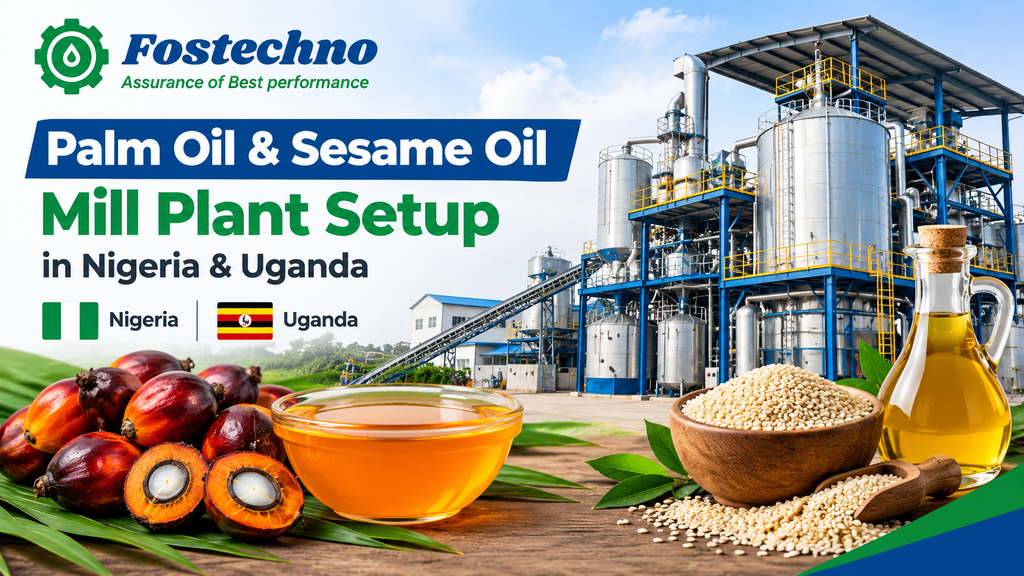 Palm Oil and Sesame Oil Mill in Nigeria  and Uganda 