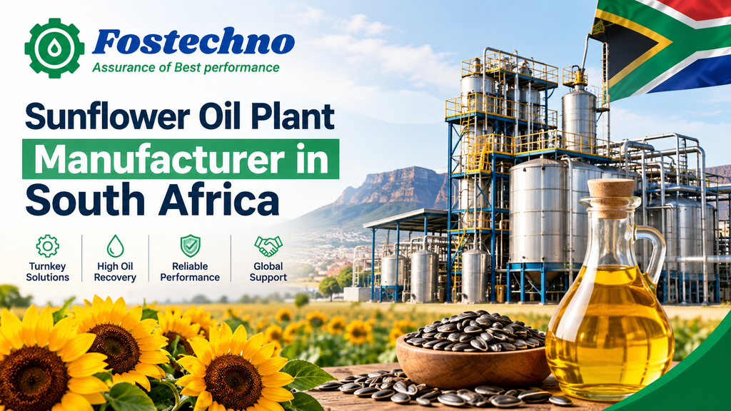 Sunflower Oil Plant Manufacturer in South Africa | FOSTECHNO